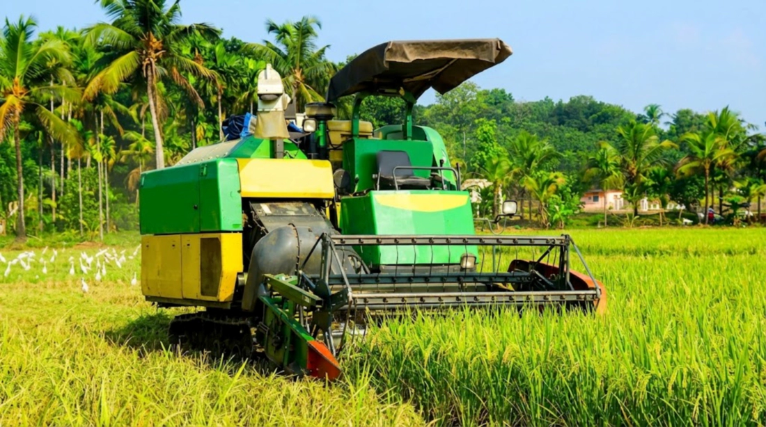 Cilindro idraulico di sterzo industriale per mietitrici agricole