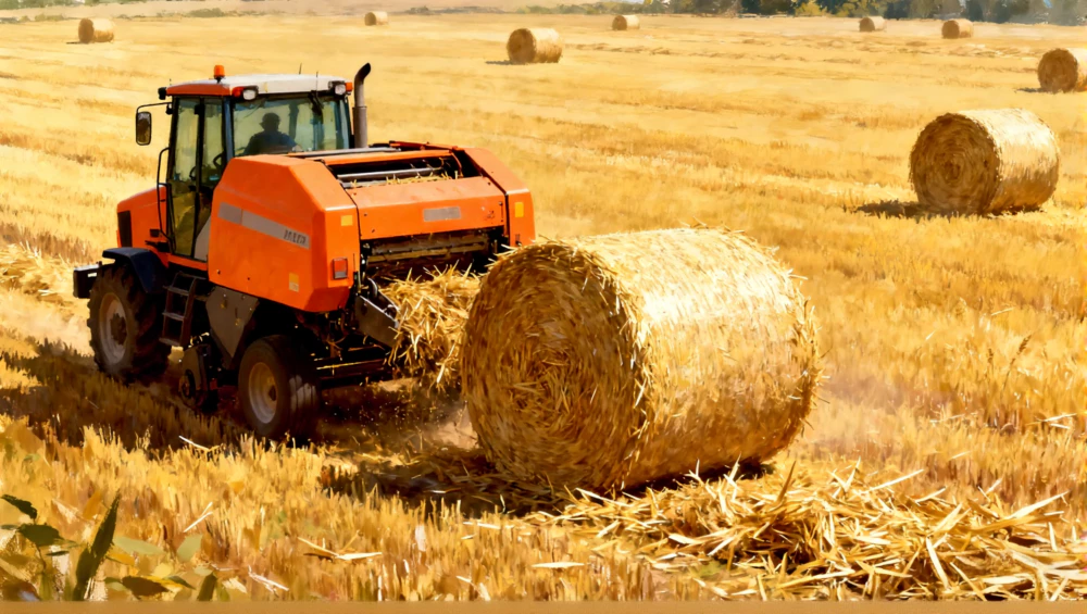 Round Hay Baler application2 Round Hay Baler